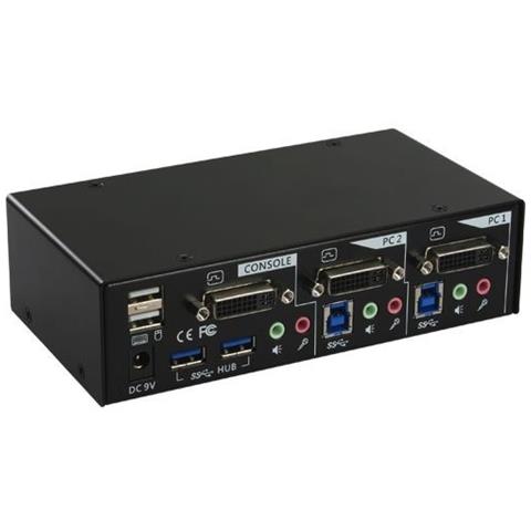 61622I, Nero, USB, USB, DVI-I, 0 - 40 °C, -20 - 60 °C - Foto 1